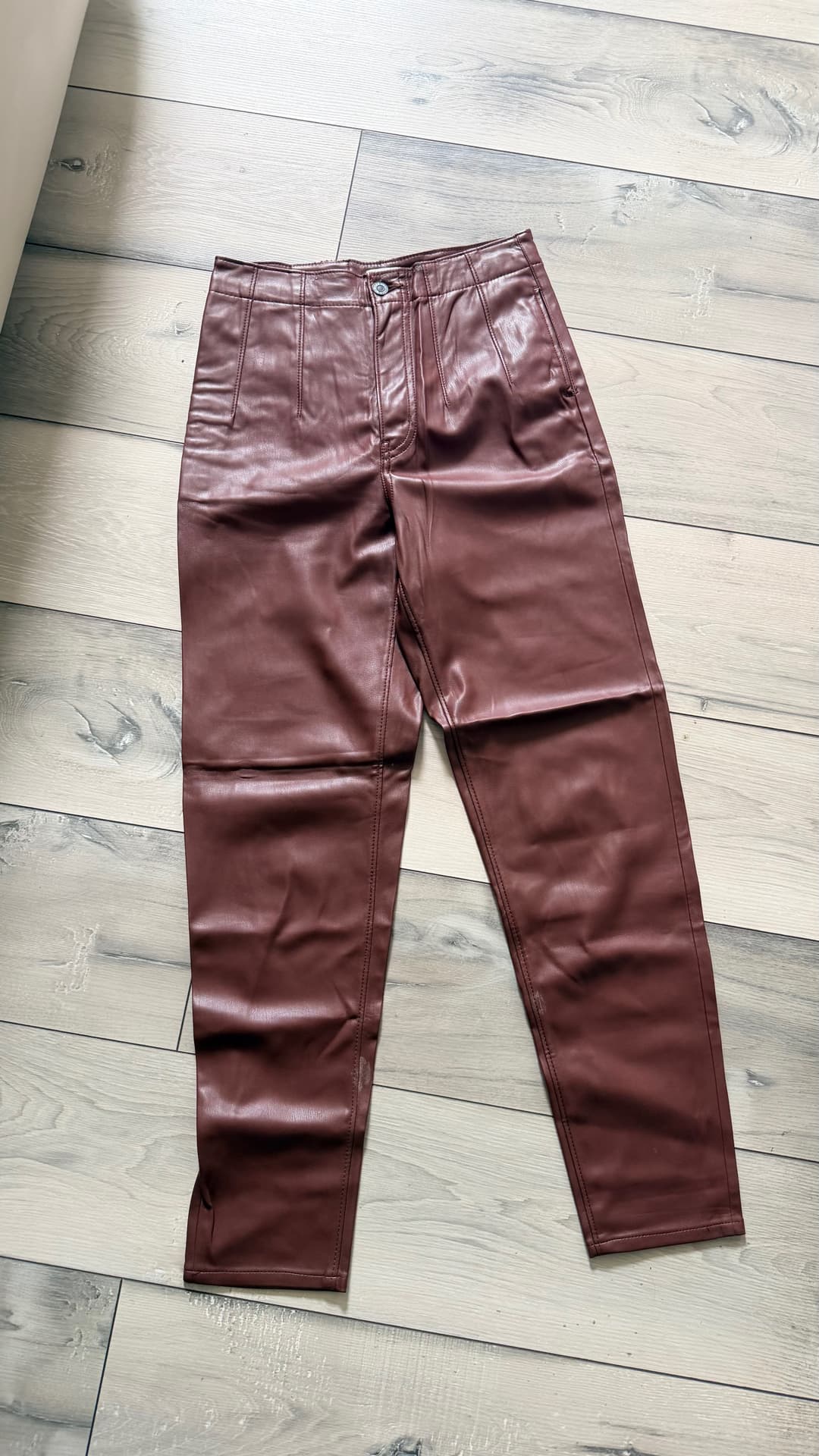 levis leather pants (has defects) waist 26