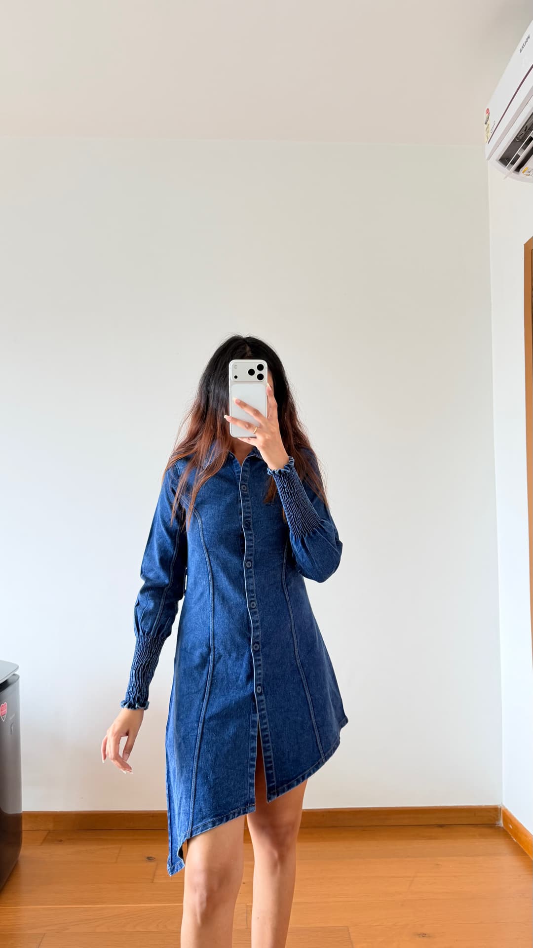on the racks denim dress - bust 33