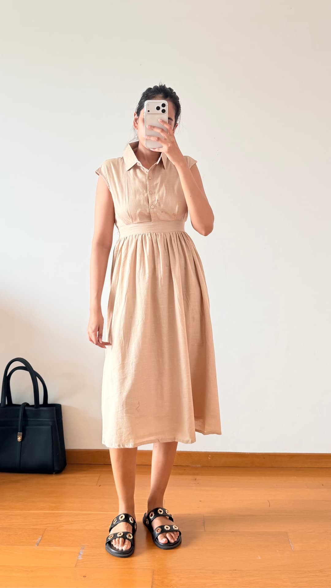fiorra beige dress - S