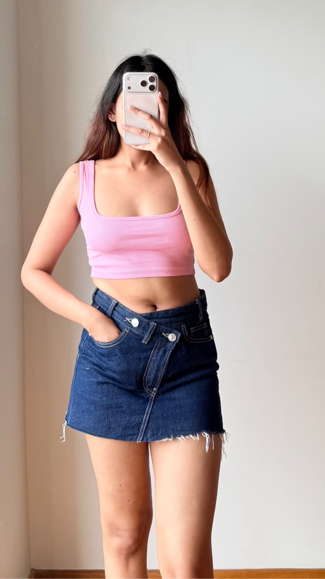 crop top - pink