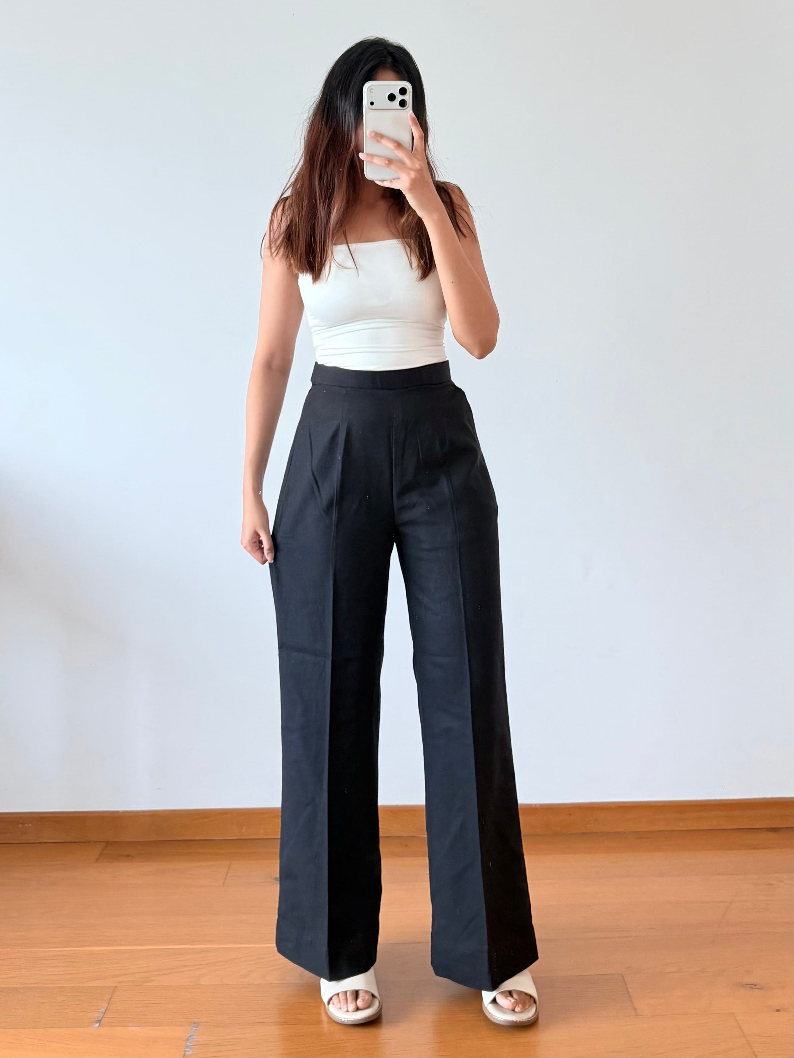 Black Linen Pants