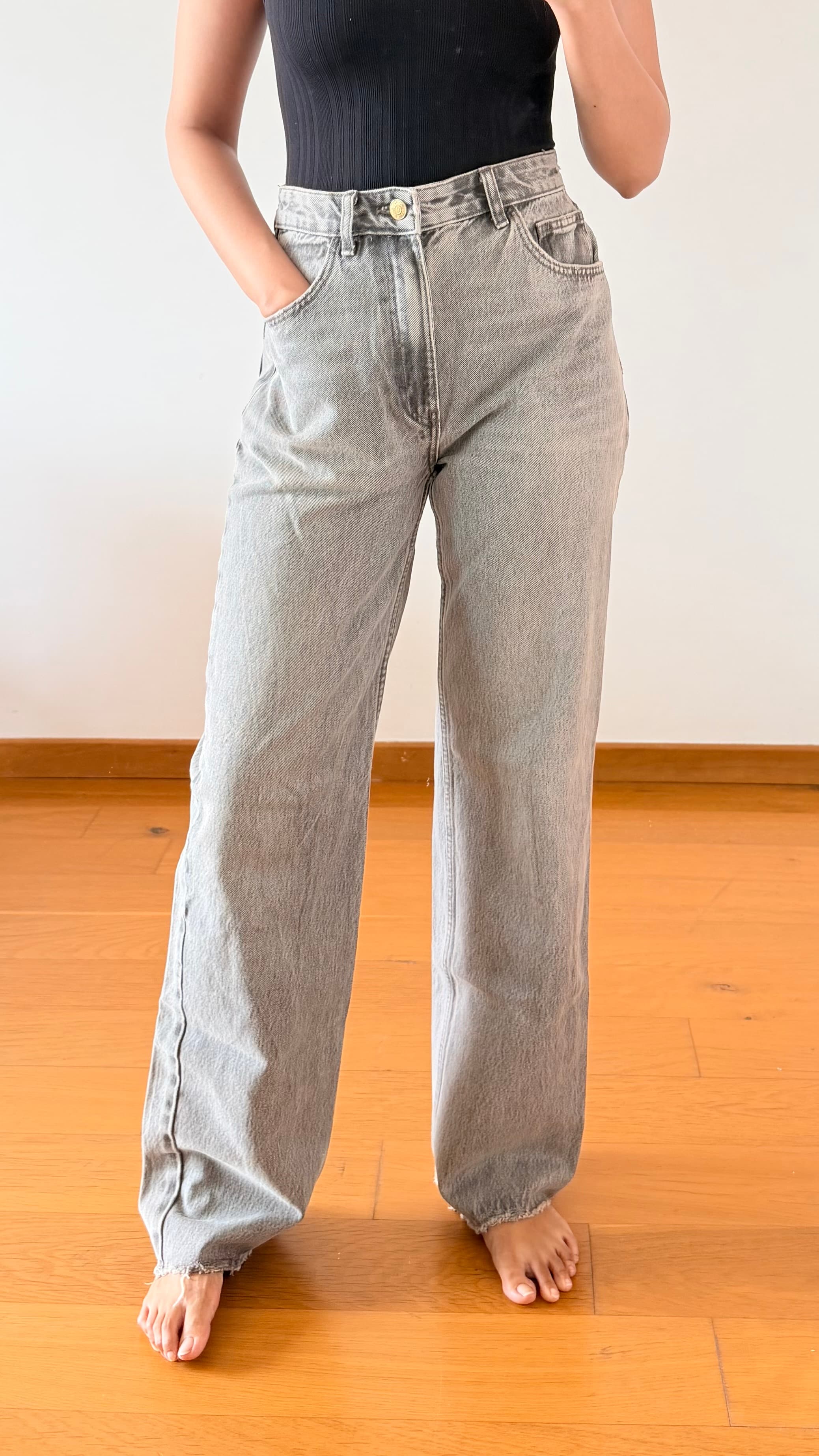 Mystella Grey Jeans - waist 26 to 28 — photo 8