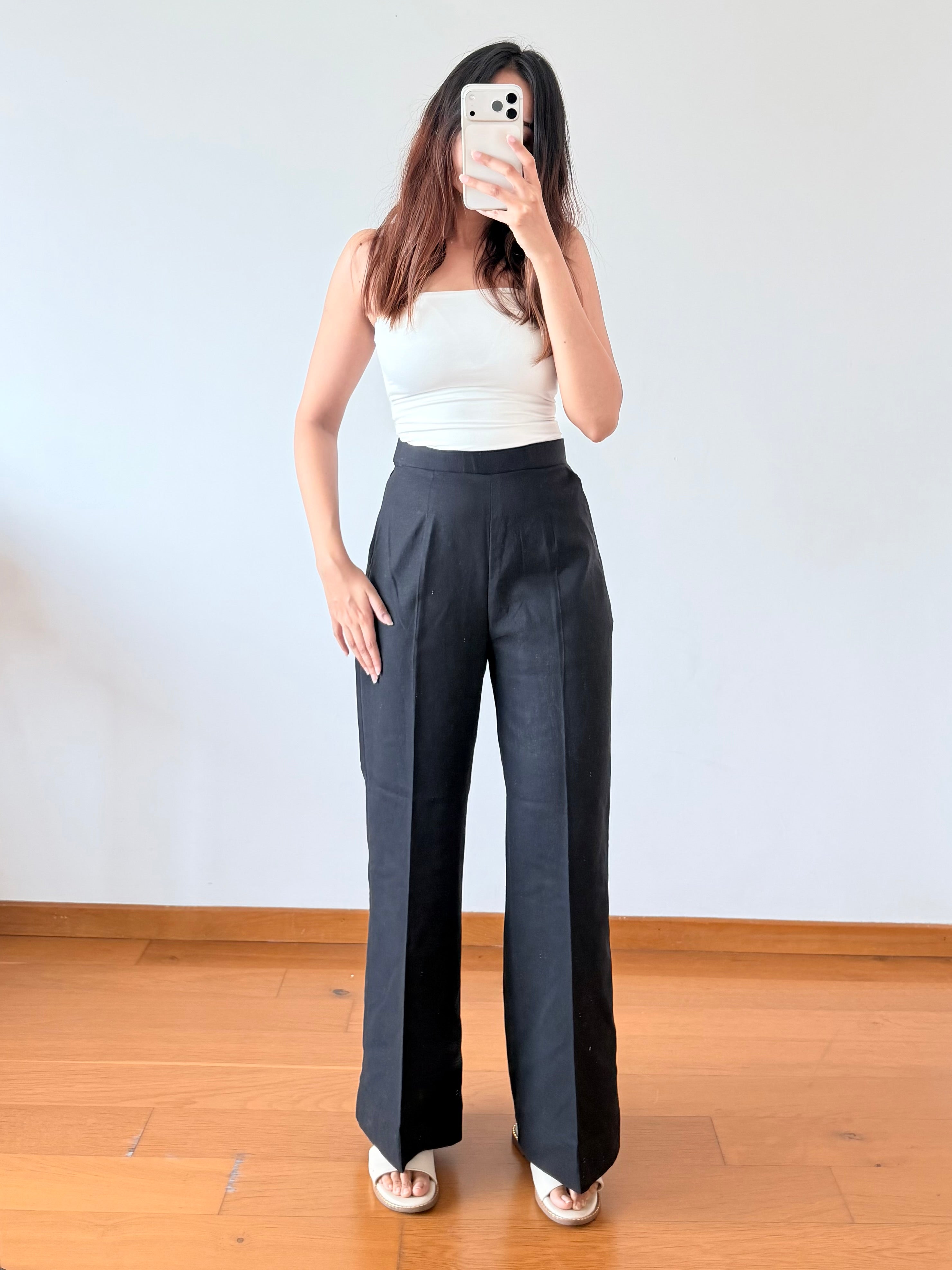Black Linen Pants