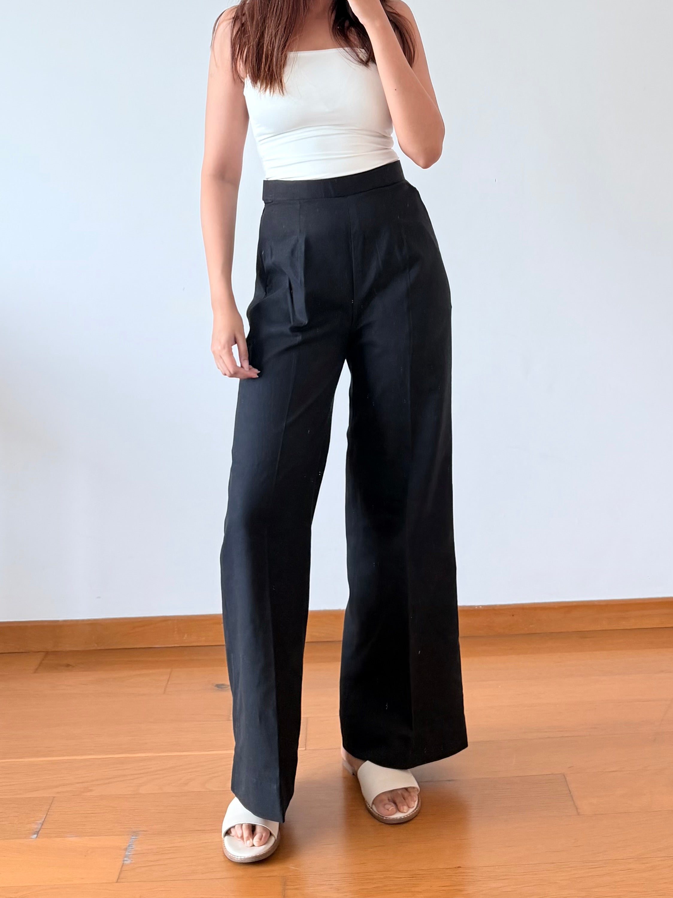 Black Linen Pants